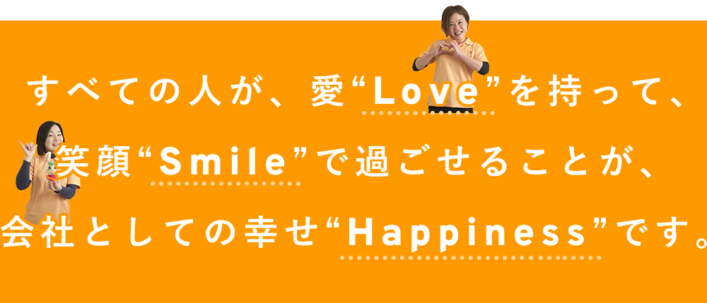 幸せ“Happiness”です